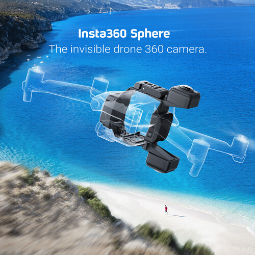 insta360 sphere invisible drone 360 camera